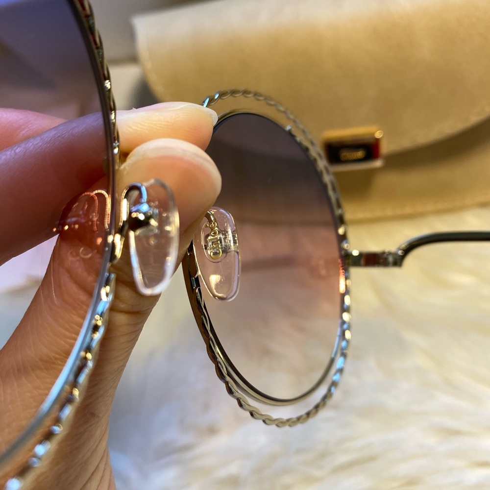 New authentic Chloe rainbow round sunglasses - Picture 5 of 9